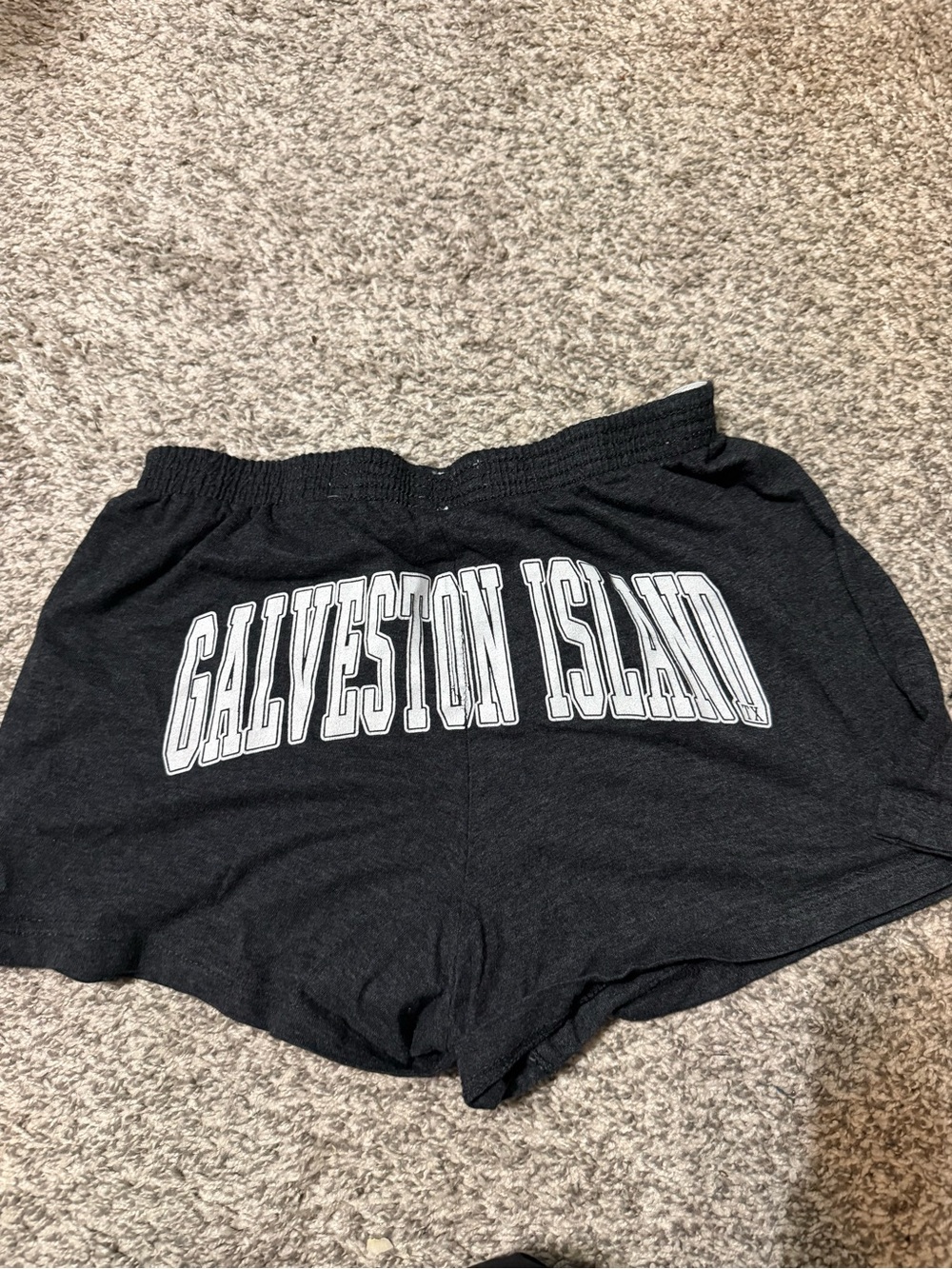 Galveston Island Black Women's Cotton Lounge Shorts